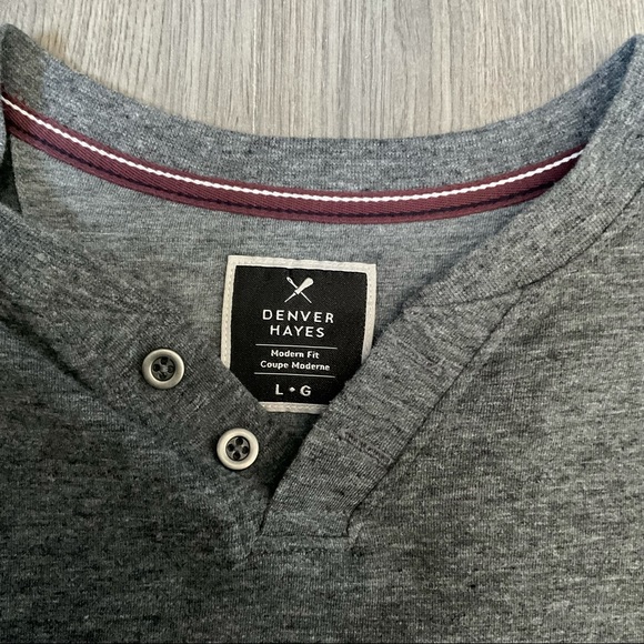 Men’s Denver Hayes Grey T-shirt - Picture 3 of 3